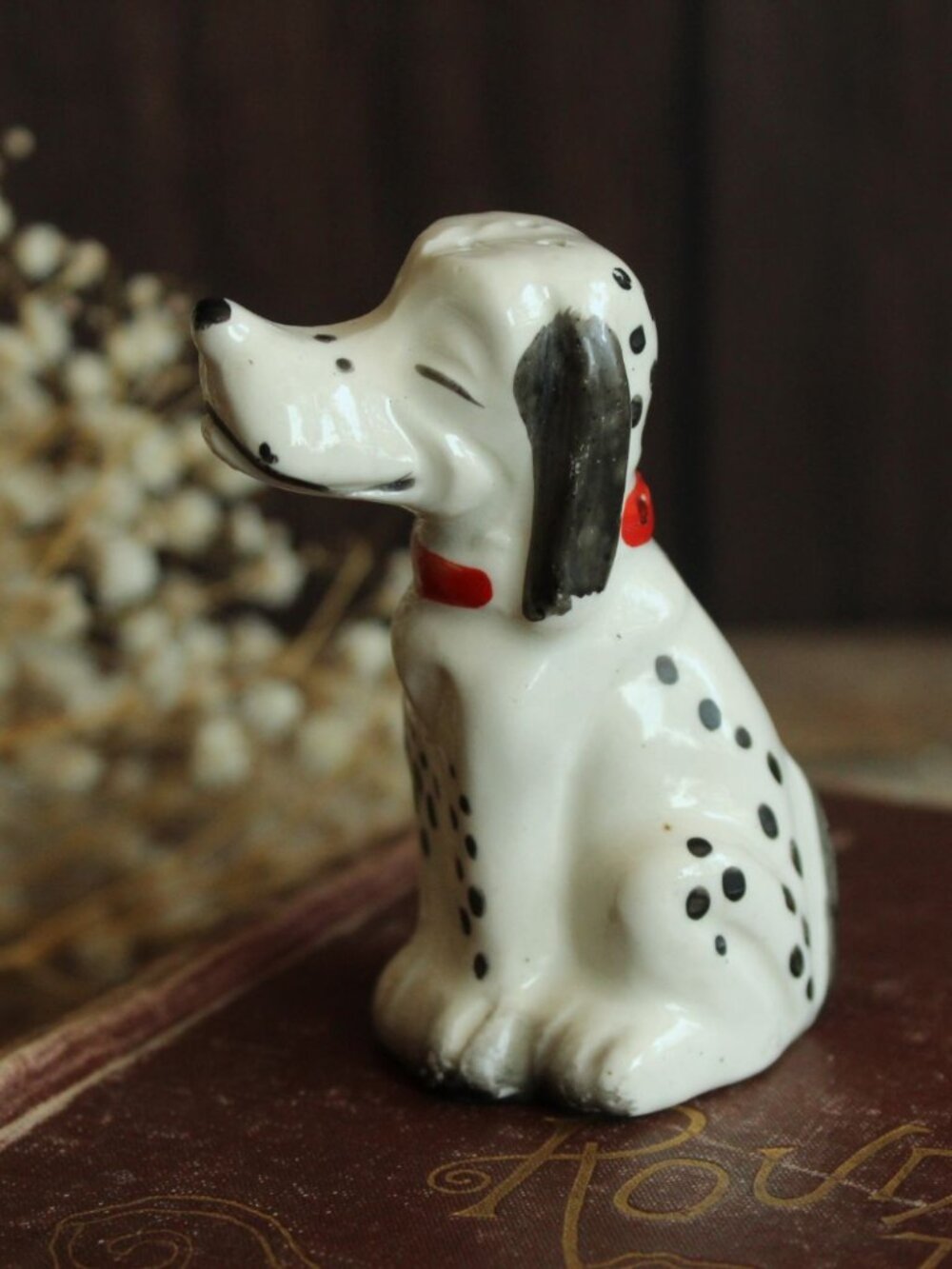 Vintage 1950s Salt and Pepper Shaker, Dalmatian Dog S & P, Collectible Kitchen - Picture 4 of 10